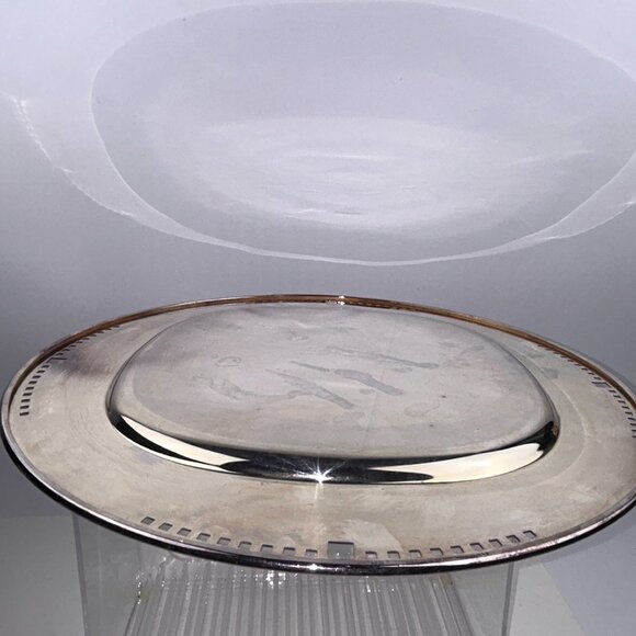 Skyscraper Design Platter Charger Richard Meier for Swid Powell 15" Silverplated - Picture 6 of 16